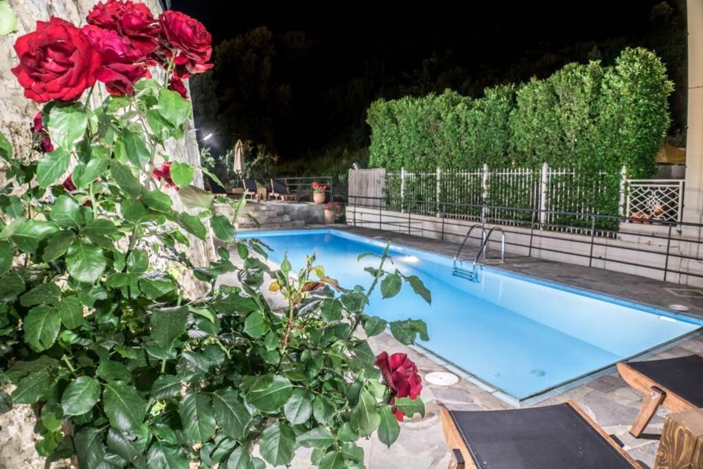 Villa Ventus, 40Sqm Private Pool & Hot Tub! Roussospition Bagian luar foto