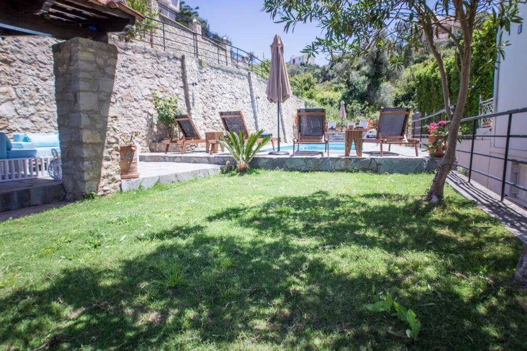 Villa Ventus, 40Sqm Private Pool & Hot Tub! Roussospition Bagian luar foto
