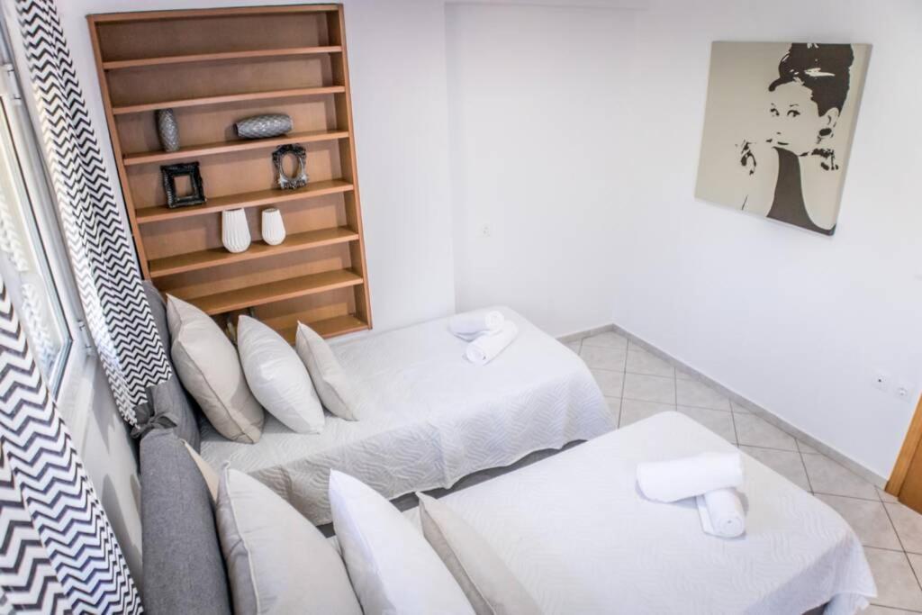 Villa Ventus, 40Sqm Private Pool & Hot Tub! Roussospition Bagian luar foto